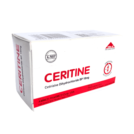 What disease does Ceritine treat?