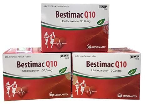 
Bestimac Q10 được sử dụng trong điều trị thiếu hụt coenzym Q10
