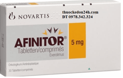 Công dụng của thuốc Afinitor