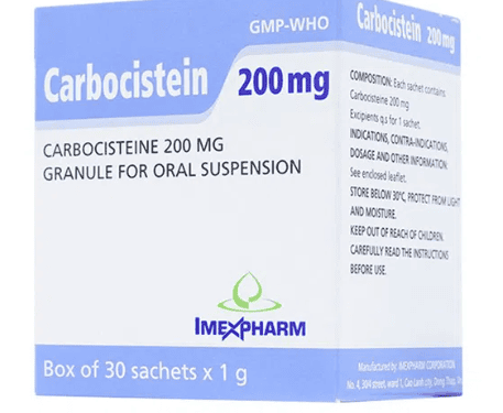 What are the uses of Carbocisteine?