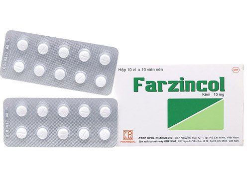 Công dụng thuốc Farzincol 70mg