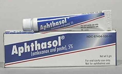 Uses of Aphthasol