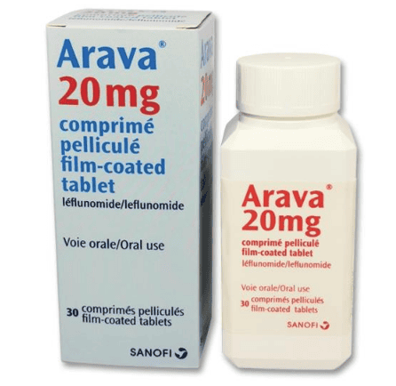 Uses of the drug Arava