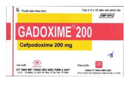 Công dụng thuốc Gadoxime 200