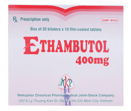 Ethambutol 400mg side effects