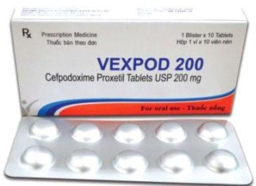 Công dụng thuốc Vexpod 200 mg