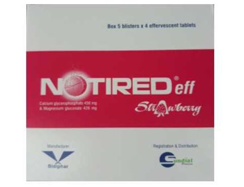 Công dụng thuốc Notired eff