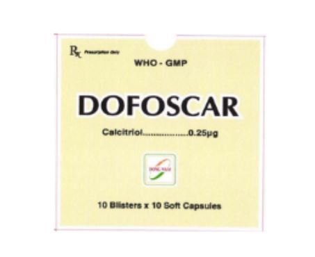 Công dụng thuốc Dofoscar 0,25 mcg