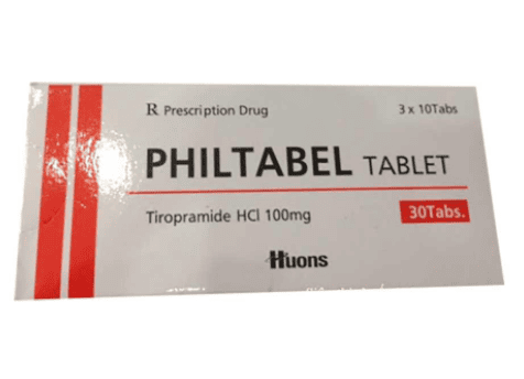 Uses of the drug Philtabel