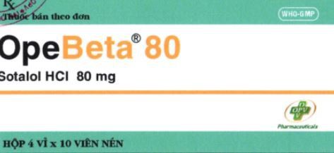 Công dụng thuốc Opebeta 80