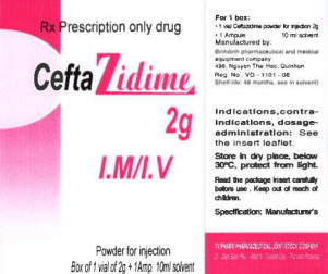 Precautions while using CeftaZidime 2g