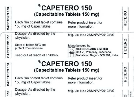 Uses of Capetero 150