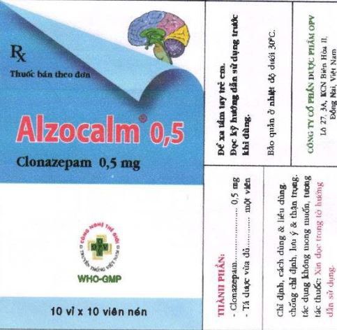 Uses of Alzocalm 0.5 and 1.0