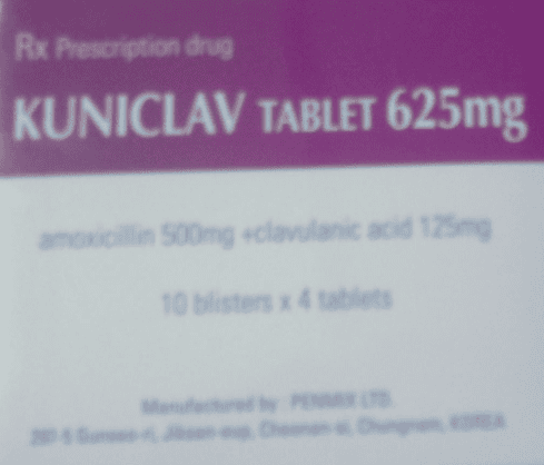 Công dụng thuốc Kuniclav Tablet 625mg
