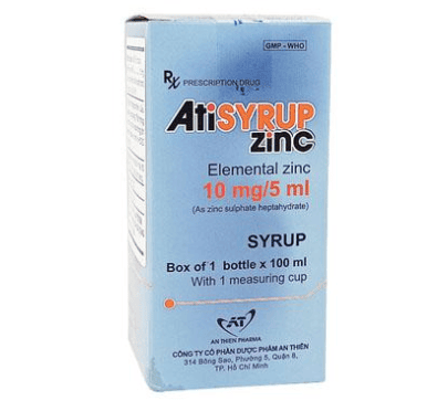 Công dụng thuốc Atisyrup Zinc