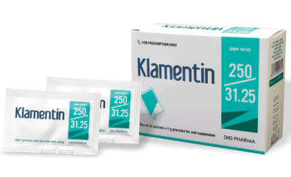 Uses and notes when using Klamentin 250/31.25 and 500/62.5