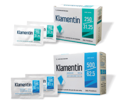 Uses and notes when using Klamentin 250/31.25 and 500/62.5