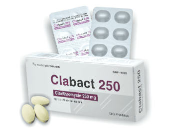 
Thuốc Clabact 250mg và 500mg là kháng sinh đường uống với hoạt chất chính là clarithromycin
