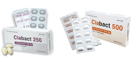 Uses and notes when using Clabact 250mg and 500mg