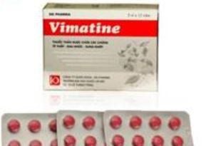 Use of Vimatine