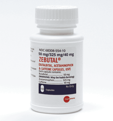 Uses of the drug Zebutal