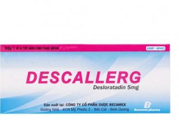 Uses of the drug Descalerg