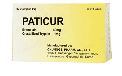 Uses of the drug Paticur