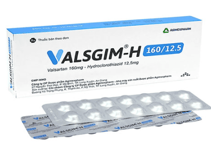 Công dụng thuốc Valsgim - H 160/12.5