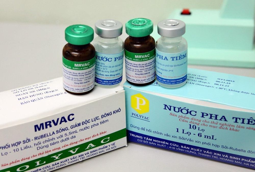 
Vắc-xin sởi - quai bị - rubella kết hợp
