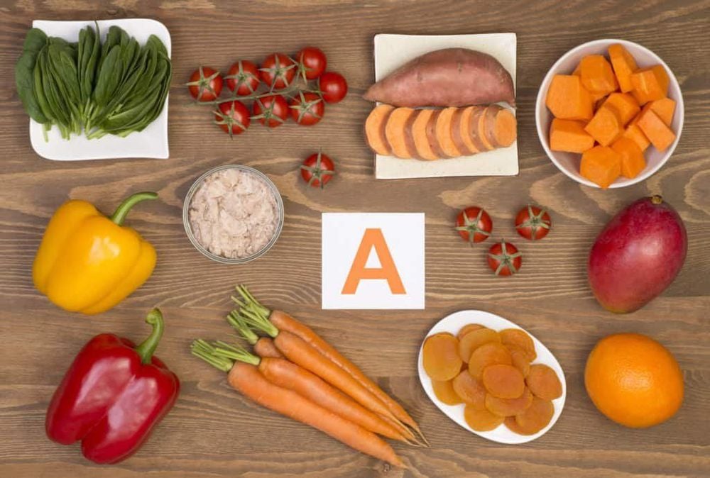 
Vitamin A có trong một số loại thực phẩm
