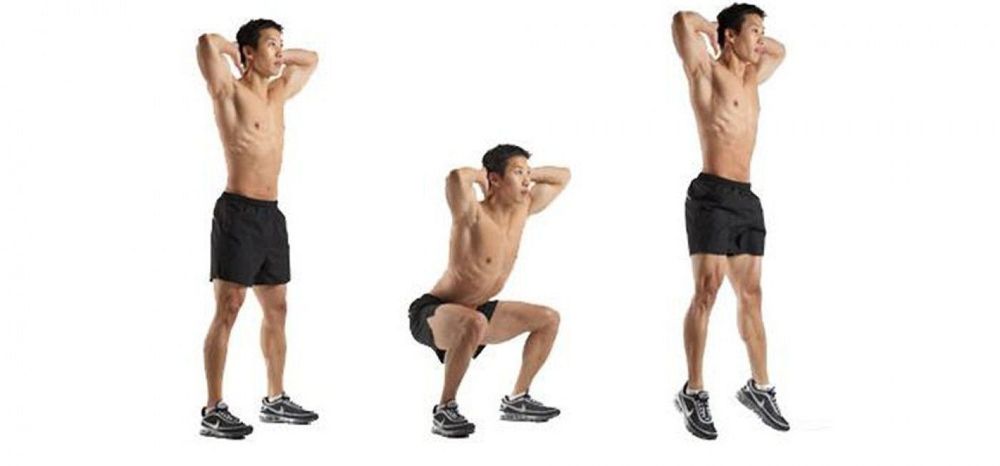 
Động tác Jumping squats
