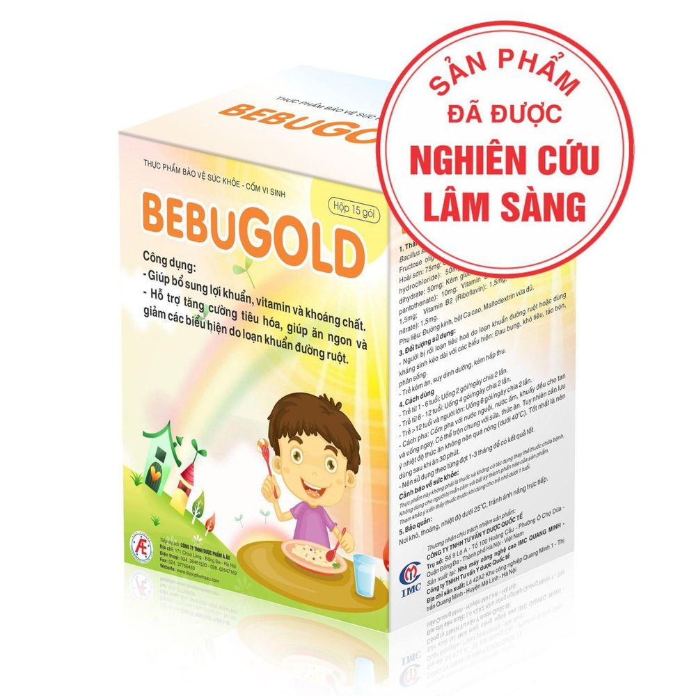 
Cốm vi sinh BebuGold - Giải pháp giúp bé ăn ngon, tăng cân, hết táo bón
