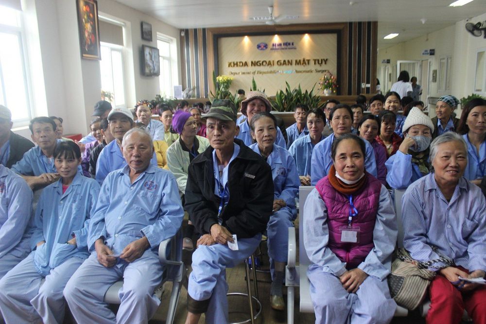 
The patients are very excited about the hospital's attention
