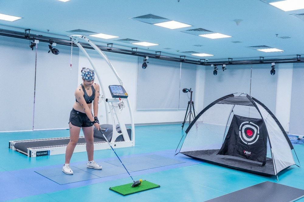 
(Hội thảo Biomechanics trong Golf tại Motion Lab Vinmec thu hút nhiều VĐV Golf chuyên nghiệp và bán chuyên)
