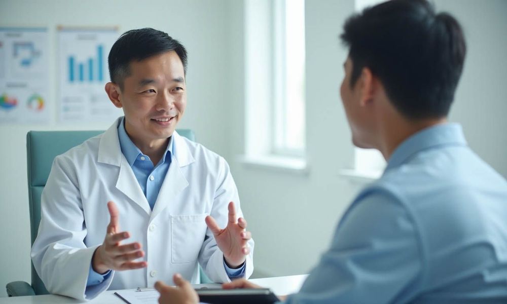 Khi bệnh nhân bị đau bụng dưới và có phản ứng thành bụng khi khám lâm sàng, bác sĩ cần cân nhắc đến khả năng viêm túi thừa đại tràng cấp tính.