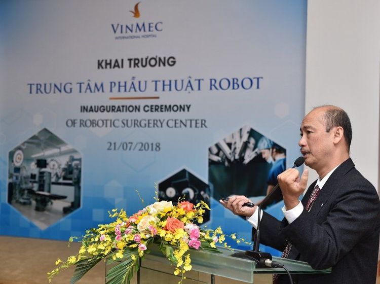 Khai trương Trung tâm Phẫu thuật Robot tư nhân đầu tiên tại Việt Nam