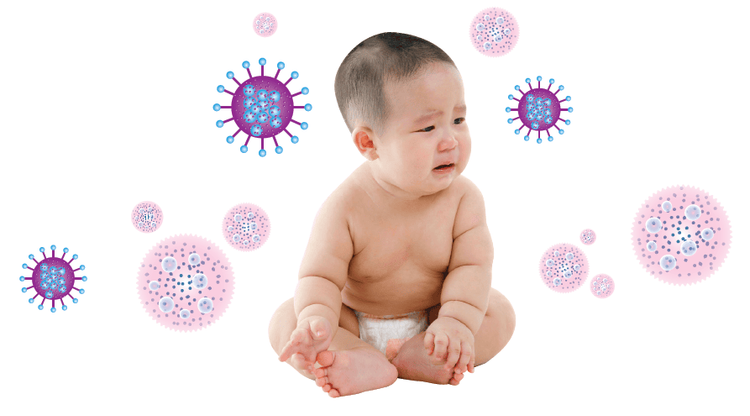 Breast milk helps boost a baby’s immune system.