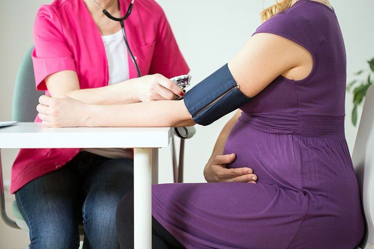 
Pregnant mothers have high blood pressure
