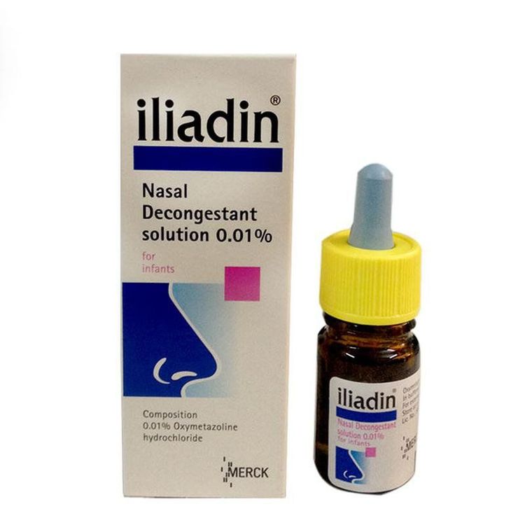 
Thuốc Nhỏ Mũi Iliadin 0.01có chứa Oxymethazoline
