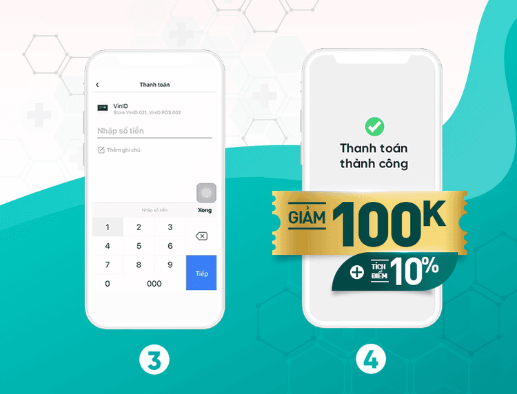 
Khách hàng kích hoạt ví VinID Pay thành công sẽ nhận ngay voucher giảm giá 100.000 đồng với hóa đơn từ 200.000 đồng trở lên.
