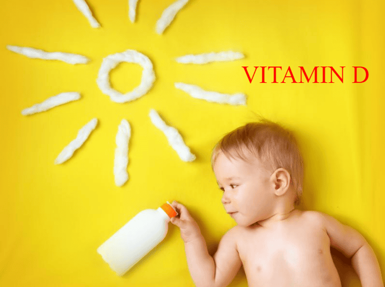 Tắm nắng giúp trẻ hấp thu vitamin D tự nhiên