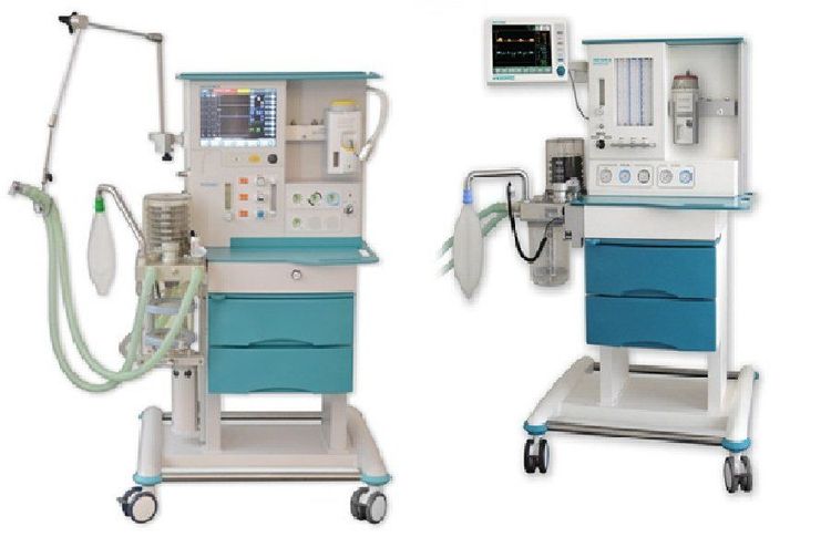 Hình ảnh hệ thống máy gây mê kèm thở