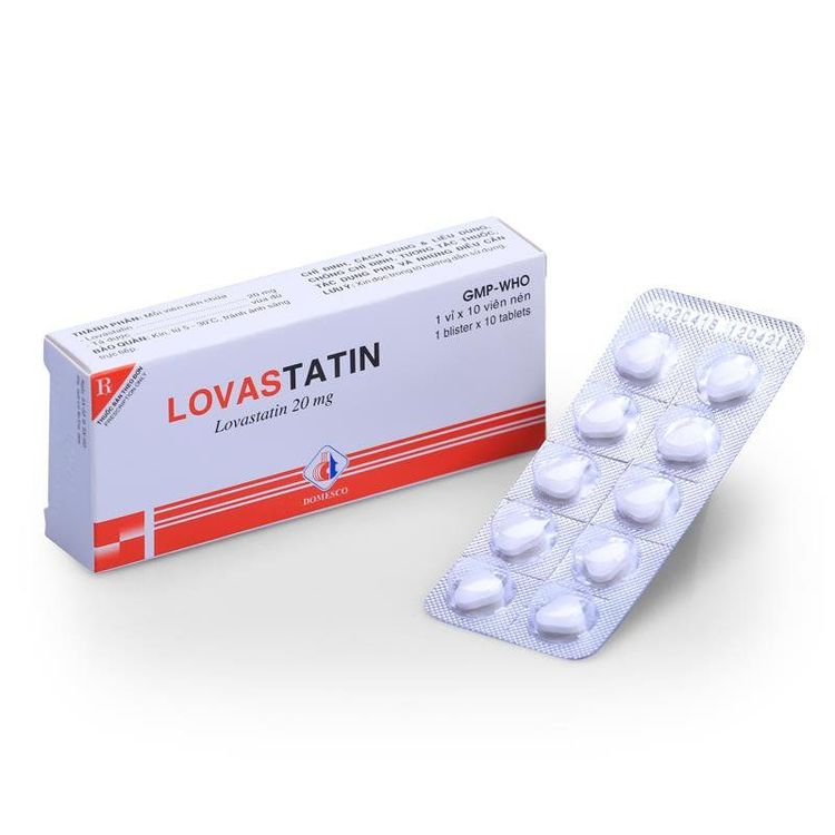 
Thuốc Lovastatin thuộc nhóm statin tác dụng ngắn
