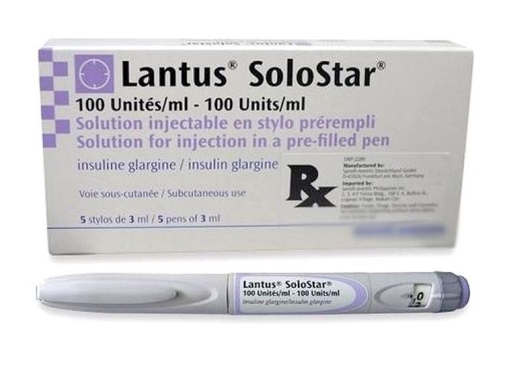 
Thuốc Insulin glargine (Lantus) tác dụng dài
