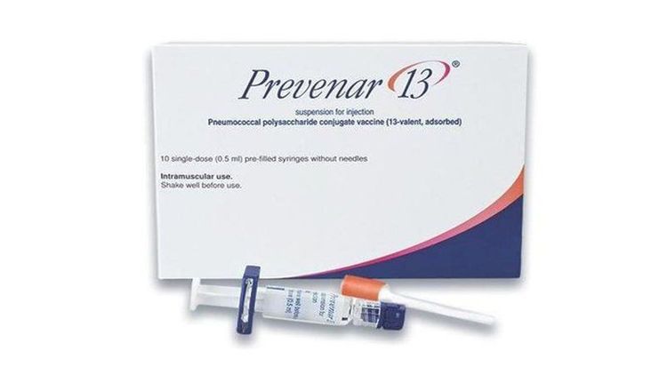 
Prevenar 13 là vắc-xin phòng ngừa viêm phổi, viêm tai giữa, viêm màng não, nhiễm trùng huyết và các bệnh do vi khuẩn phế cầu Streptococcus pneumoniae gây ra
