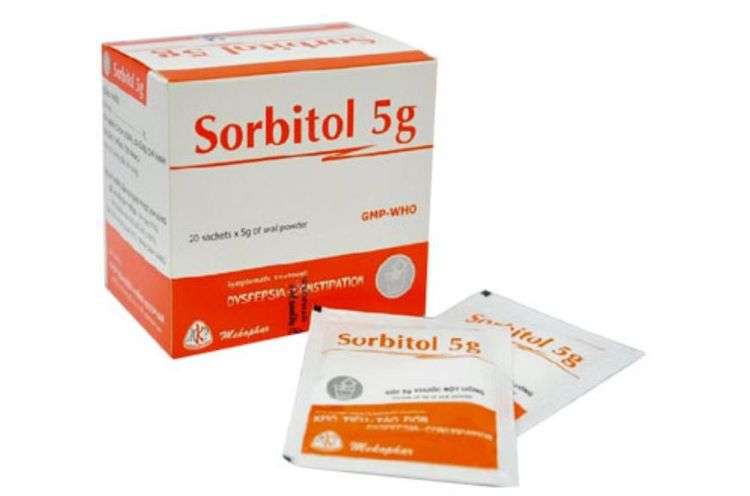 
Một số thuốc nhuận tràng giúp giảm tình trạng táo như Sorbitol
