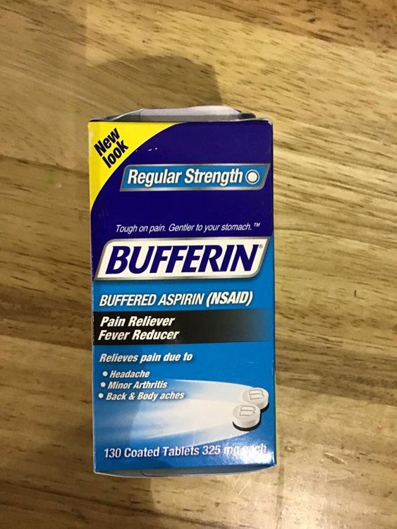 
Thuốc Buffered Aspirin được bào chế ở dạng viên, với thành phần có chứa Aspirin và thuốc kháng axit
