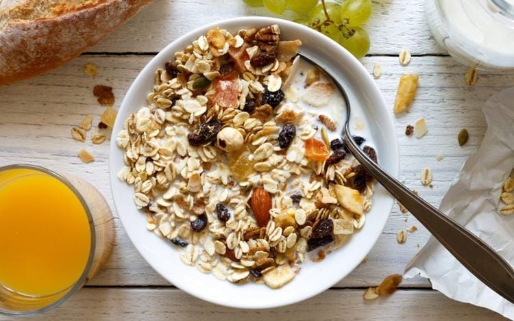 
Ngũ cốc Muesli chứa nguồn protein dồi dào
