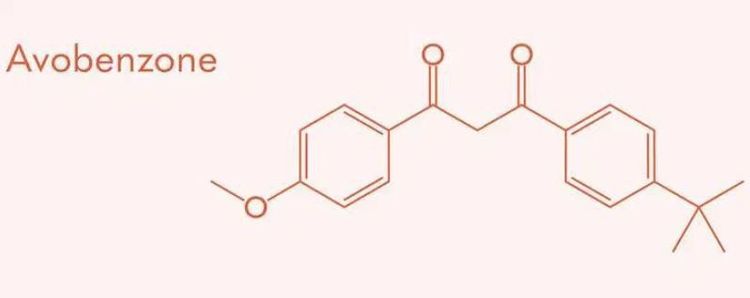 
Cấu trúc hóa học của Avobenzone - thành phần của kem chống nắng
