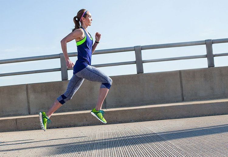 Running 1km can burn about 43-56 calories